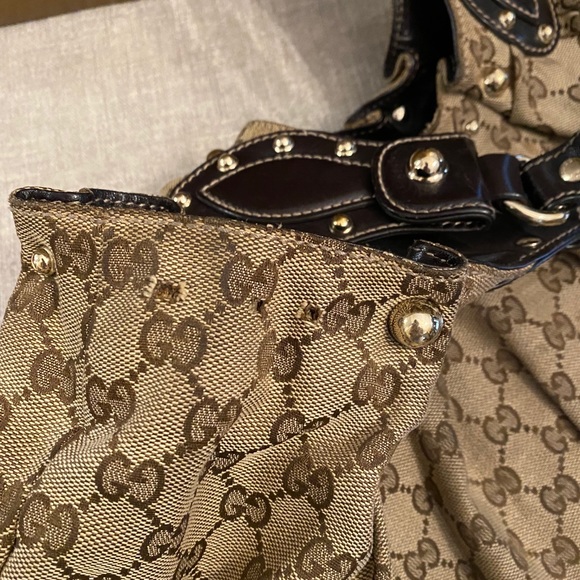Gucci Monogram Studded Pelham Large Hobo Bag - Picture 13 of 13